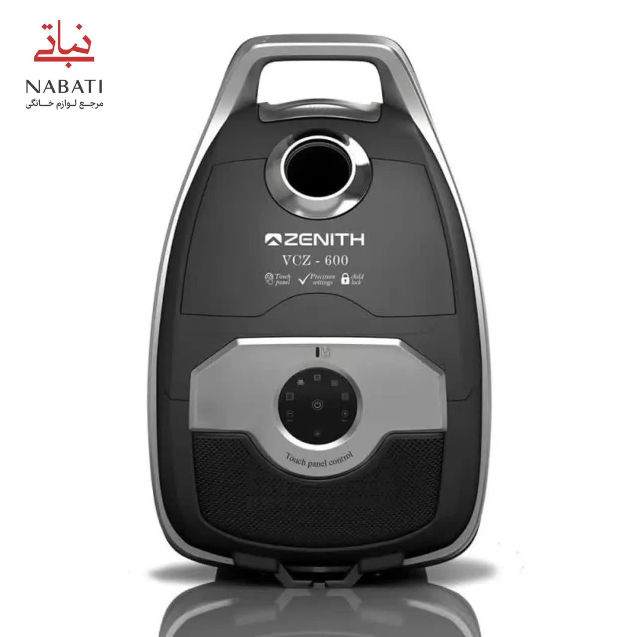 جاروبرقی 2600 وات زنیت مدل VCZ600 TOUCH