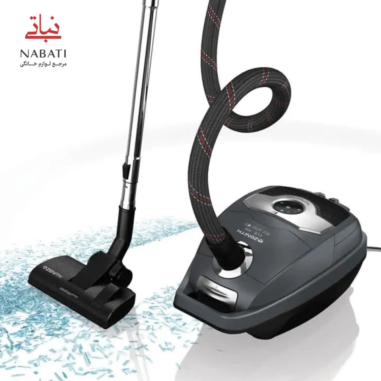 جاروبرقی 2600 وات زنیت مدل VCZ600 TOUCH - Image 2