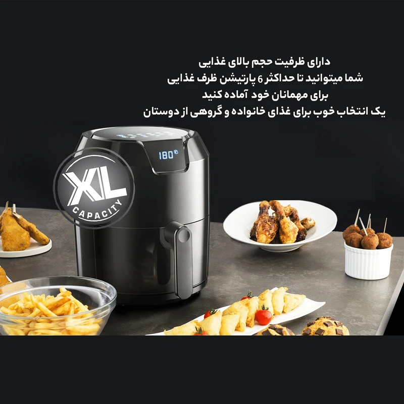 سرخ کن بدون روغن تفال مدل EY401 - Image 6