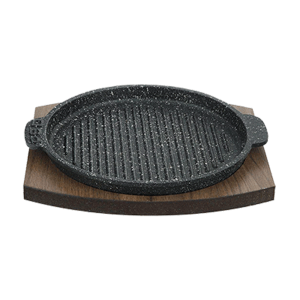 تابه گریل چدن Fahita (با زیره چوبی)