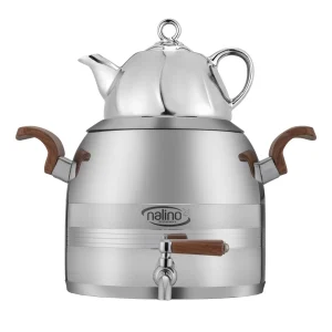 کتری و قوری استیل مدل Atrina