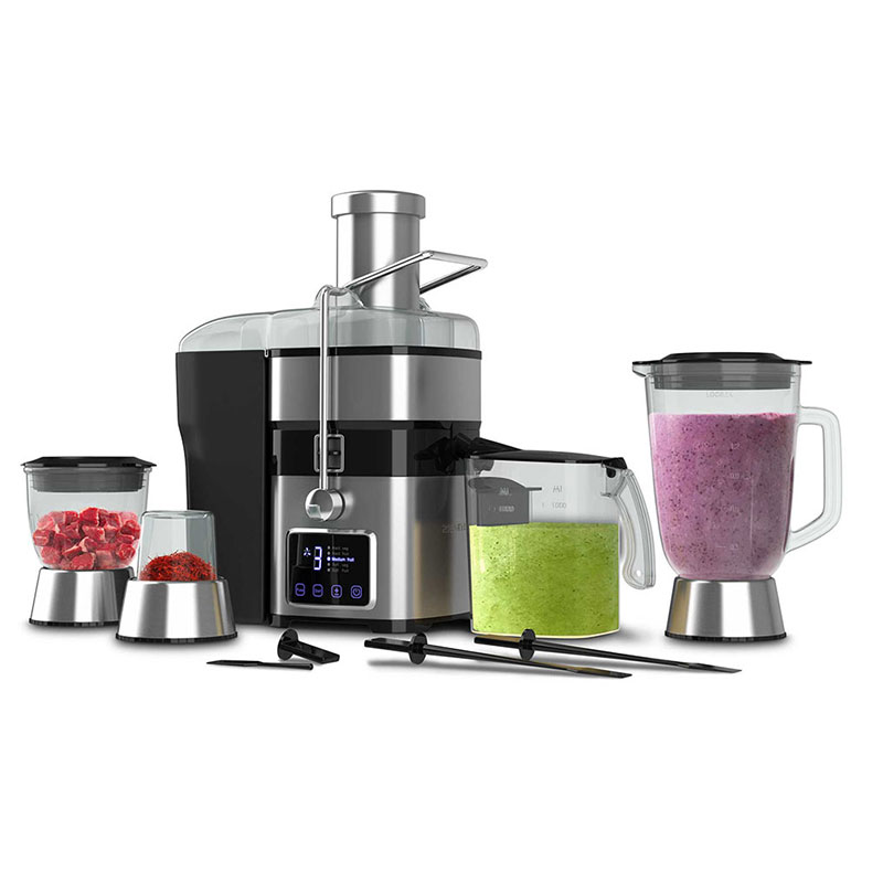 آبمیوه‌گیری 4 کاره دیجیتال لمسی زنیت ZJB-1406