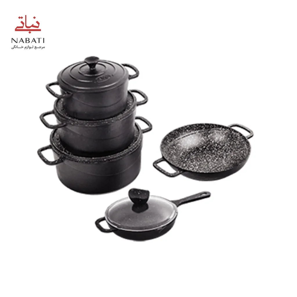 سرویس چدن نالینو 9 پارچه مدل Dio (با جعبه چوبی) - Image 2