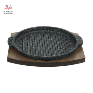 تابه گریل چدن Fahita (با زیره چوبی)