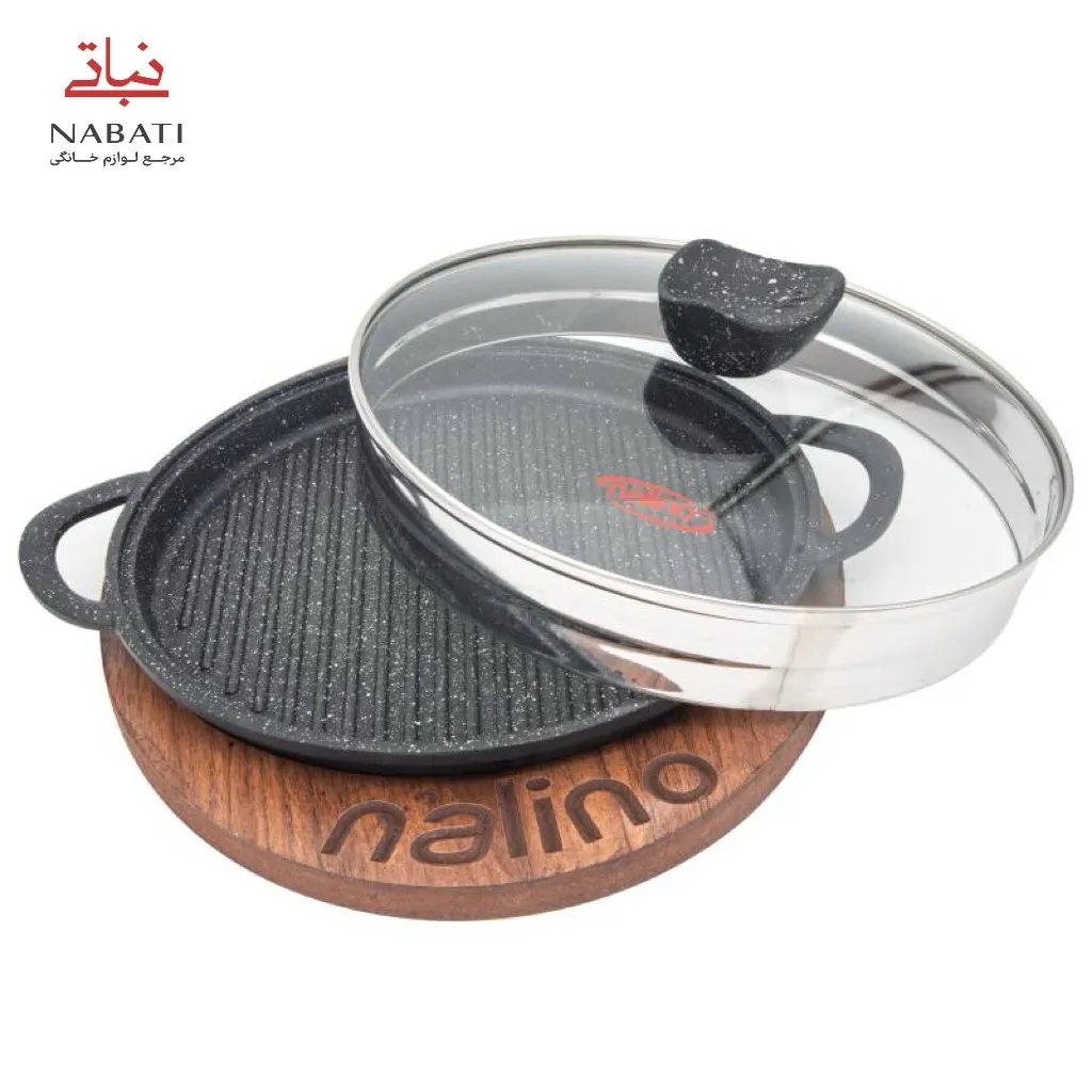تابه گریل چدن مدل Padela