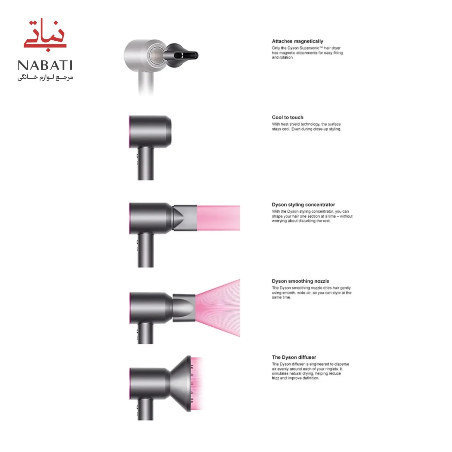 سشوار سانی مدل Dyson - Image 7