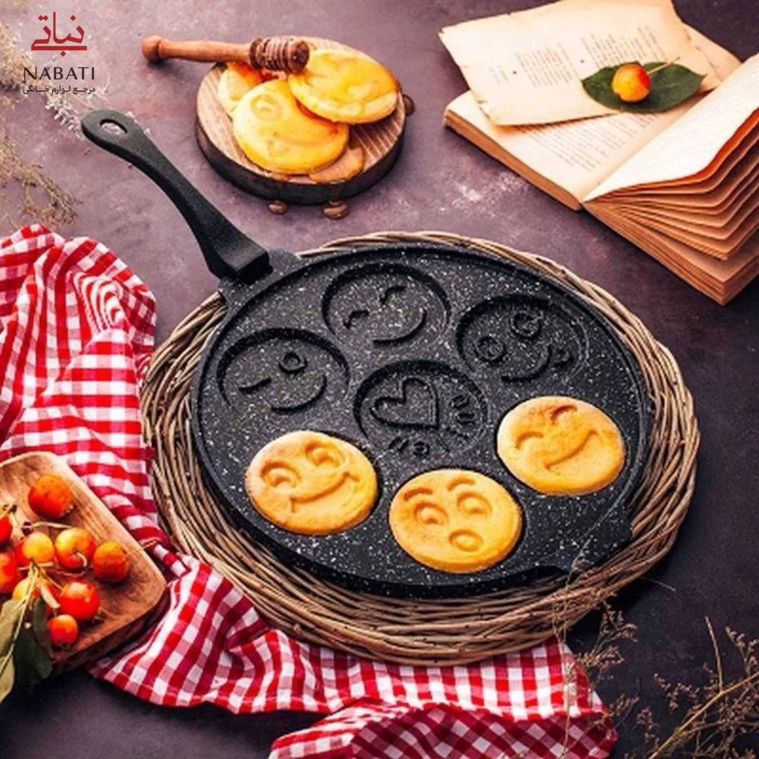 تابه چدنی مدل Pancake 0129 - Image 2