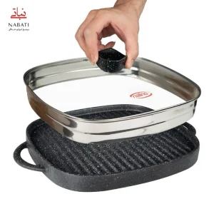 تابه گریل چدن دو طرفه مدل Lorenza